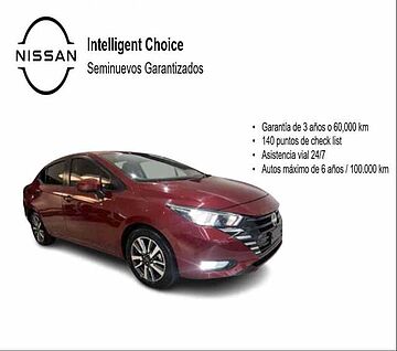 Nissan Versa  Rojo