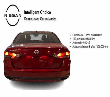 Nissan Versa  Rojo